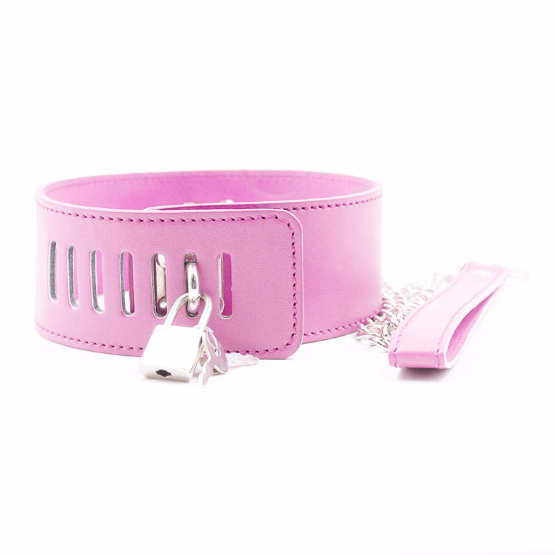 Pink buckle - traction chain