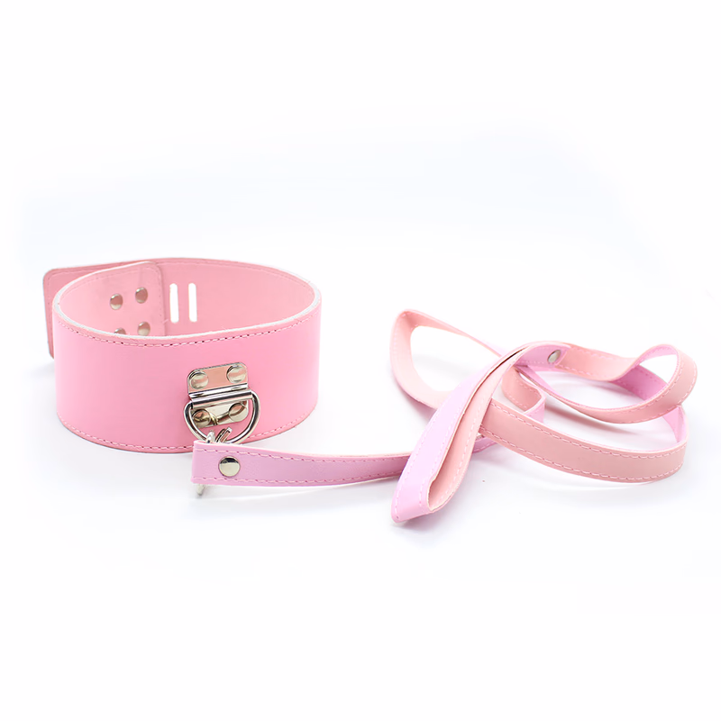 Pink buckle - traction belt neck brace