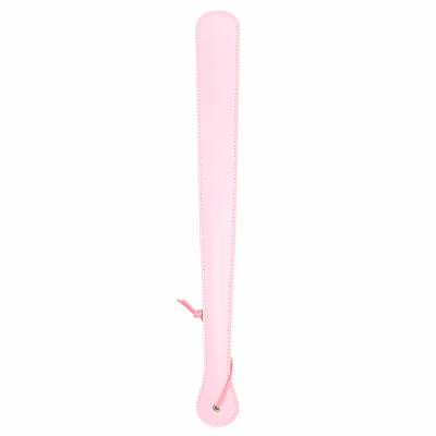 Pink leather long-handled paddle