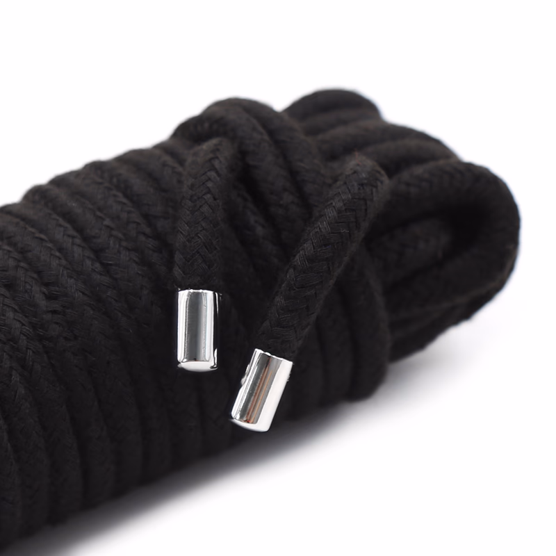 5-meter black polyester binding rope