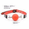 All-red leather gag