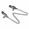 Black chain nipple clamps
