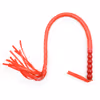 Leather gourd handle - red snake whip