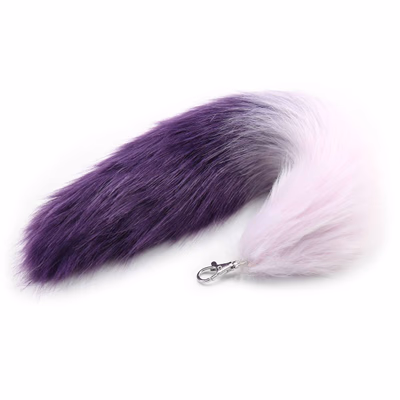 Style A Purple Plush Hook Tail