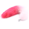 J-style pink plush hook tail