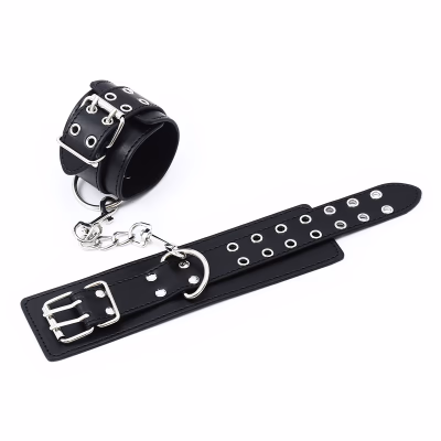 Adjustable PU handcuffs with dual exhaust vents