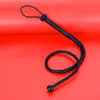 Black whip with round head