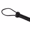 Black whip with round head