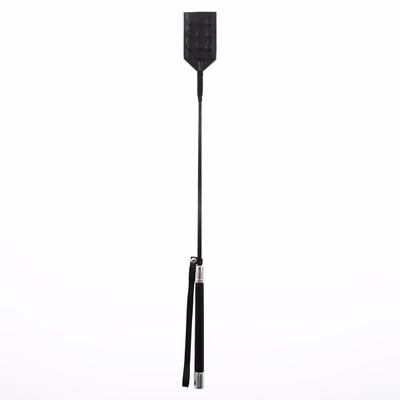 Single-sided studded leather whip