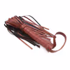 maroon leather whip