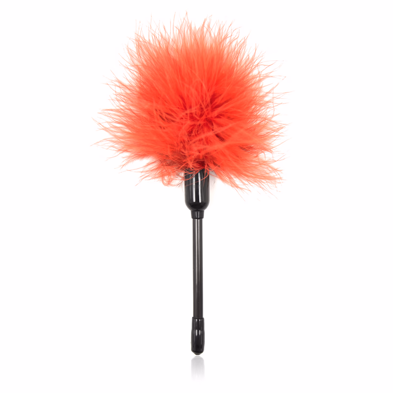 Feather club, red flared mouth, total length 20CM