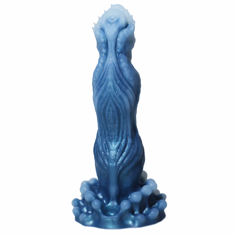 New Liquid Silicone Irregularly Shaped Water Jet Penis