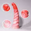 Cute and realistic silicone dildo for female beginners