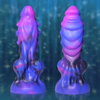 Cow and horse penis liquid silicone irregular shaped penis
