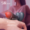 Spiky, barbed, heart-shaped, irregularly shaped dildo; anal plug