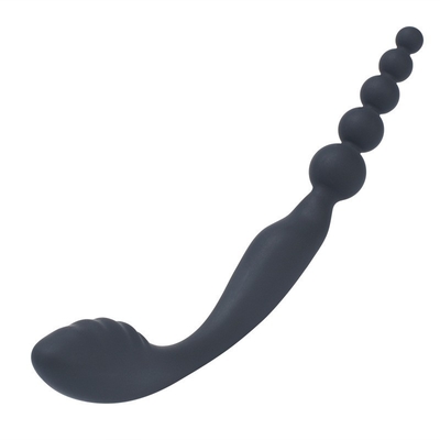 ultra smooth medical grade silicone double header anal toys for butt-play