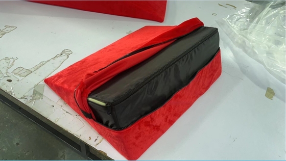 Red Sexy Furniture High Durability Foam Position Pillow For Comfortable Position Between Couple