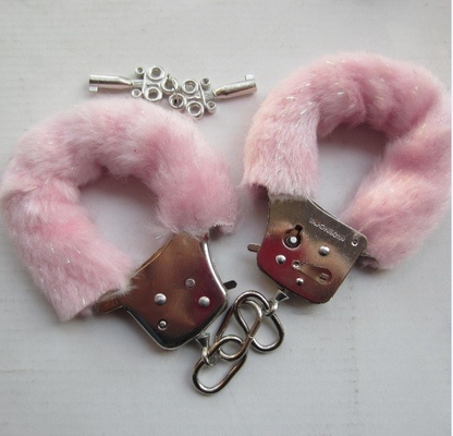 Metal Bondage Furry Cuffs 160g For Competitive Buyers