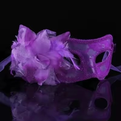 Black Lace Eye Mask for Roleplaying
