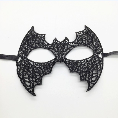 Halloween Scary Masquerade Decorative Roleplay masks Polyester Party Mask with Satin Ribbon