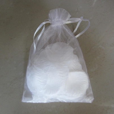 45x45mm White Color Polyester Sweet Petals Party Decoration Accessories For Wedding Ceremony