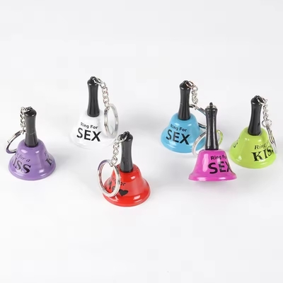 Multi Colors Printed Ring For Sex Bells Sex Game Bells Lovely Keychain Bells Accessories