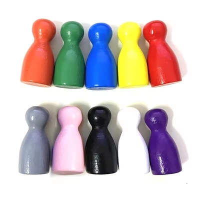 Multi Colors Mini Size Wooden Board Games Pawns Accessories Between Lovers Roleplay Games