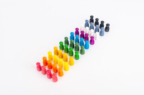 Multi Colors Mini Size Wooden Board Games Pawns Accessories Between Lovers Roleplay Games