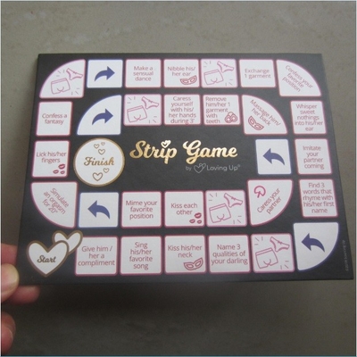 2mm Thickness Game Cardboard Accessories Both Sides With Customized Printing For Couples