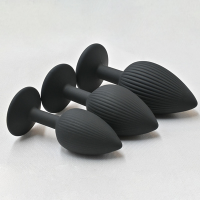 New Design Silicone Sucker Anal Butt Plugs Anal Training Toys Friendly To Anal Game Beginners