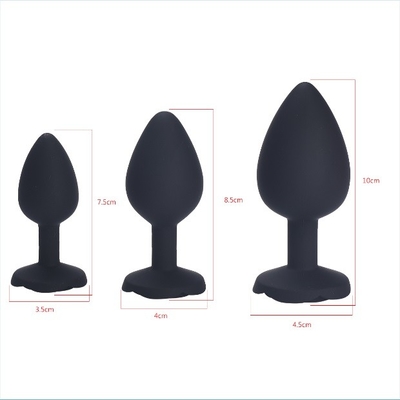 High Quality Silicone Rose Butt Plugs Anal Toys Prostate Massager For Men Women Musturbation