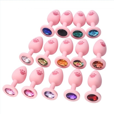 Cute Cat'S Pawn On Silicone Anal Toys Butt Plugs Toys For Women Masturbation Pleasure