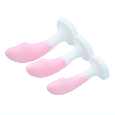 Special Shaped Strong Medical Grade Silicone Anal Toys Butt Toys With Round Crystal Diamond Adult Toys