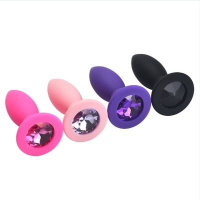 The Roket Style Crystal Jewelry Silicone Anal Butt Plugs Anal Toys Launch Your Sex Climax Pleasurement To Sky