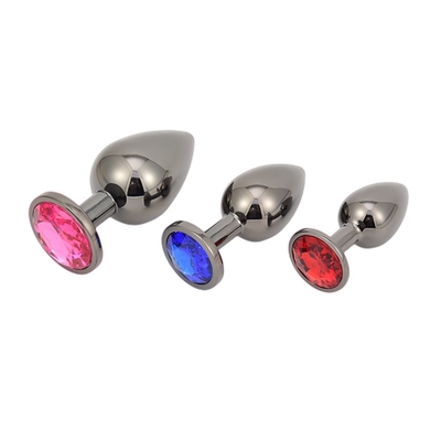Luxury Gun Color Metal Anal Toys Set Anal Plugs Set Anal Stimulator For Men Masturbation