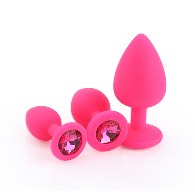 Experience The Silicone Anal Toys With 1 Inch Diameter Butt Plugs 24g Weight