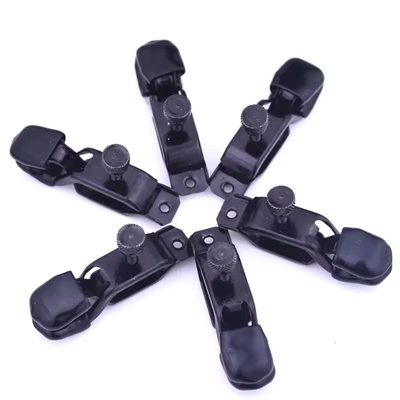 Adjustable Screws and Moderate Clamp Pressure for Breast Clamps Ready