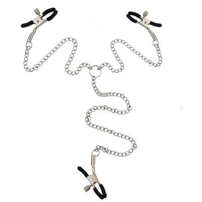 Three Chains Metal Nipple Clamps Easy To Clean And Storage