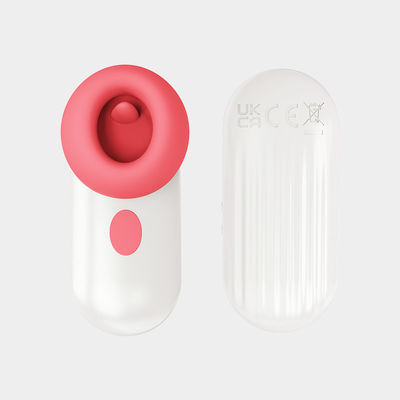 2 IN 1 Tongue Licking/Sucking Earphone Vibrator, Female clitoral stimulation sex toys