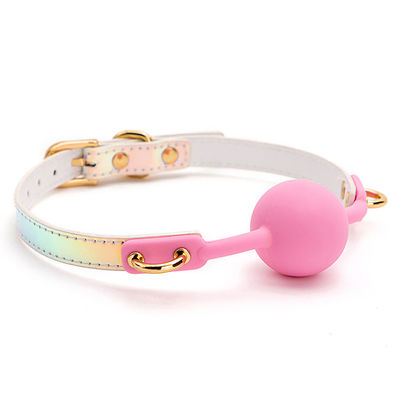 Silicone sex mouth ball, colourful mouth ball for SM play