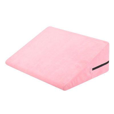 Red Sexy Furniture High Durability Foam Position Pillow For Comfortable Position Between Couple