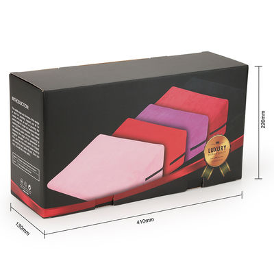 Red Sexy Furniture High Durability Foam Position Pillow For Comfortable Position Between Couple