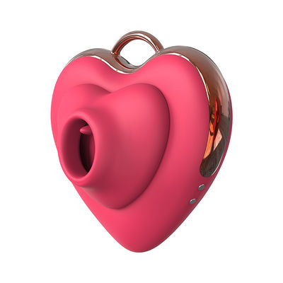 Sucking/ Tongue Licking 2 IN 1 Love Necklace Vibrator, Female clitoral stimulation sex toys