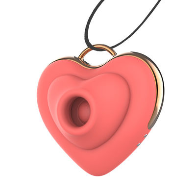 Sucking/ Patting 2 in 1 Love Necklace Vibrator, Female clitoral stimulation sex toys
