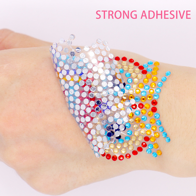 Colorful disposable diamond decorated sticker - Owl pattern