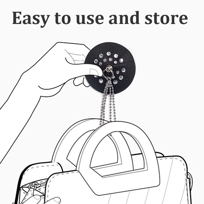 Round PU leather nipple covers with acrylic metal chains