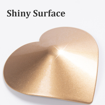 Reusable Heart-shaped Zine-alloy nipple covers - color Red