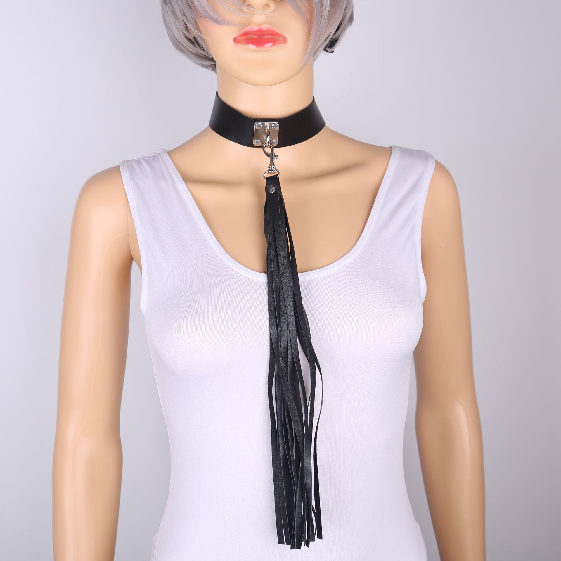 Boundless Leather Collar and Leash - single layer