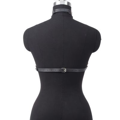 Adjustable & Detachable PU Leather Restraint Harness for Women