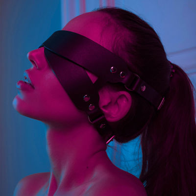 ​PU Leather Cross Strap Blindfold